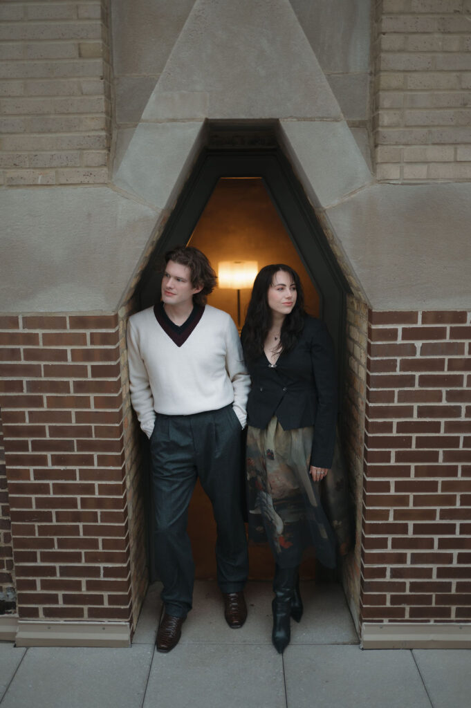 Winter Chicago Proposal Photos Hotel Robey