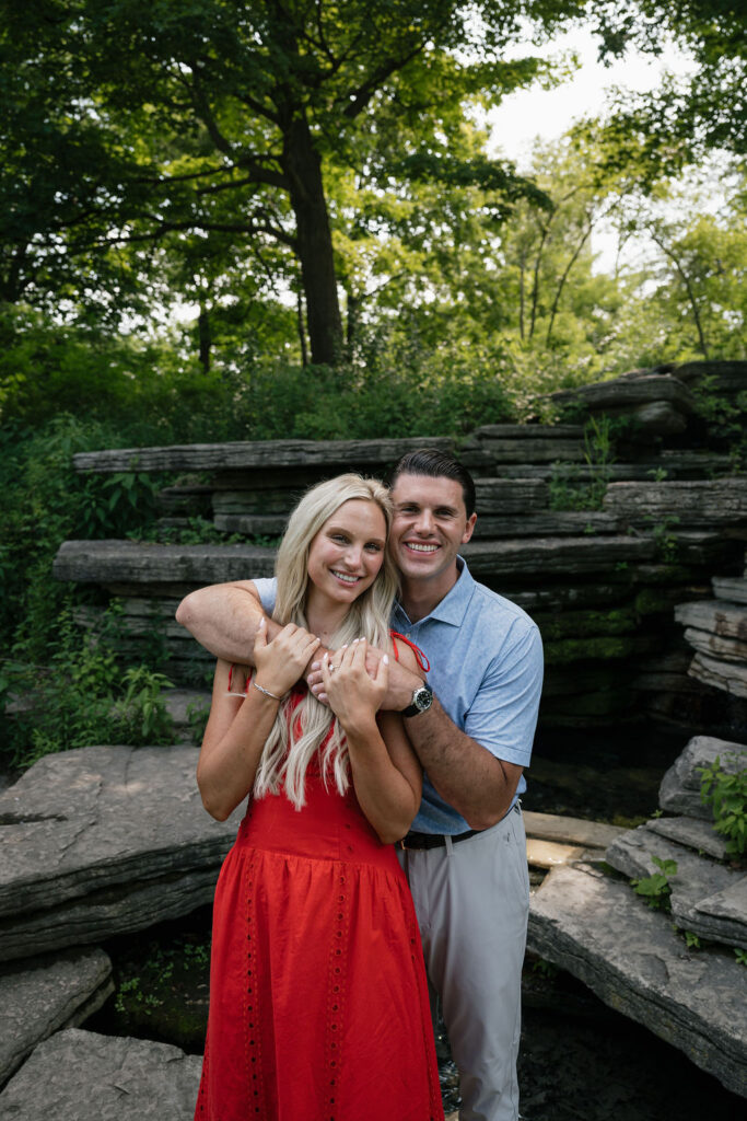 Summer Alfred Caldwell Lily Pond Lincoln Park Proposal Photos. Place to propose in Chicago